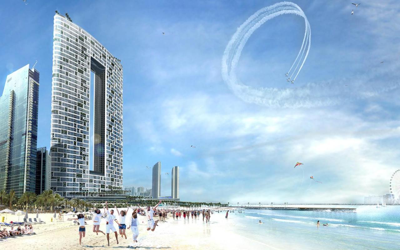 Stunning 5* 4Br-Oceanfront-Apartment Dubai Buitenkant foto