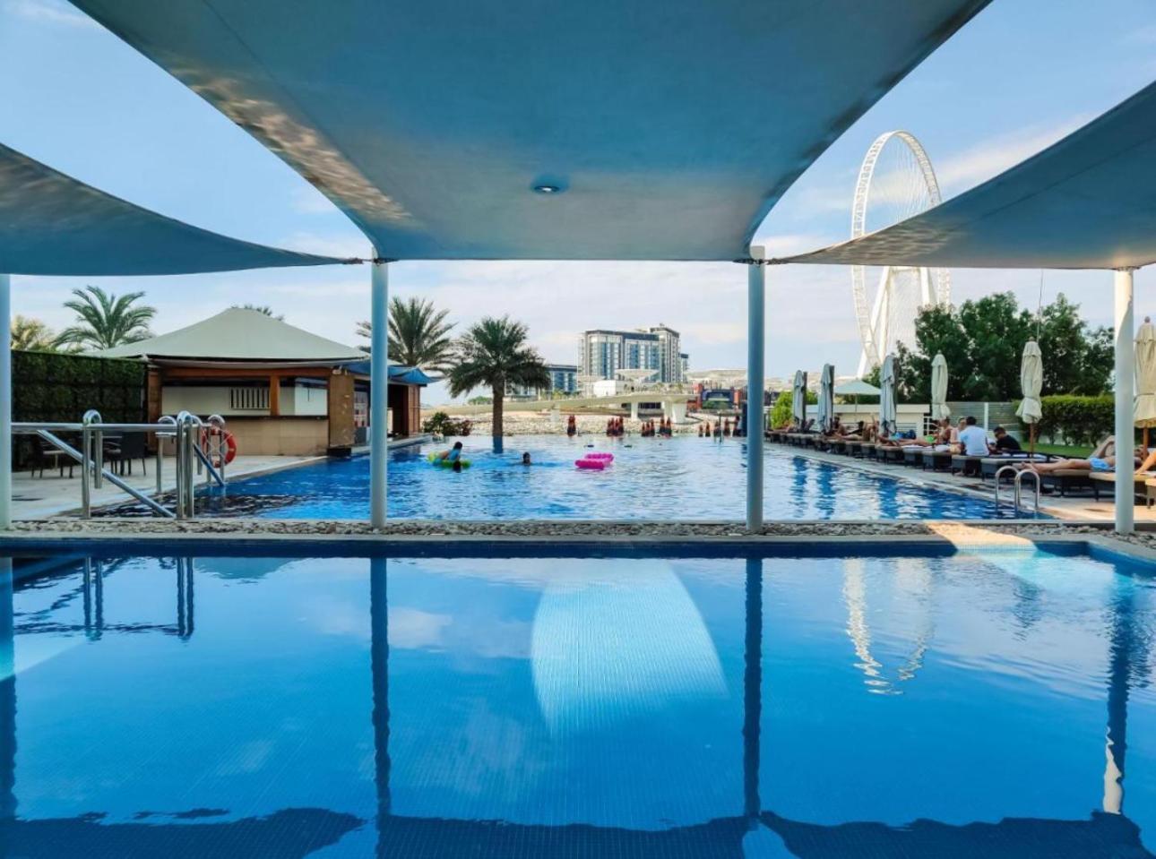Stunning 5* 4Br-Oceanfront-Apartment Dubai Buitenkant foto
